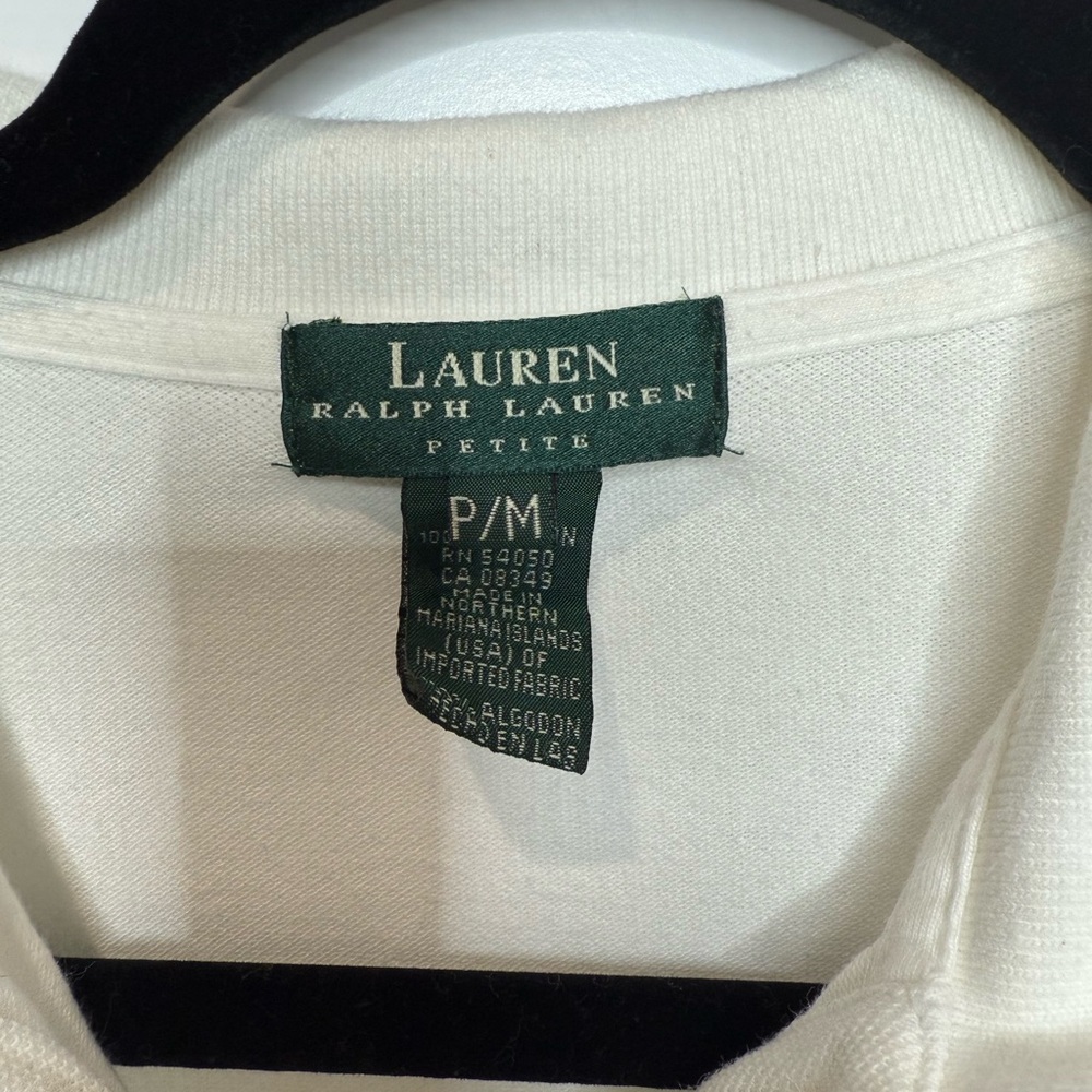 Ralph Lauren‎ Classic White Polo Shirt - Picture 3 of 4